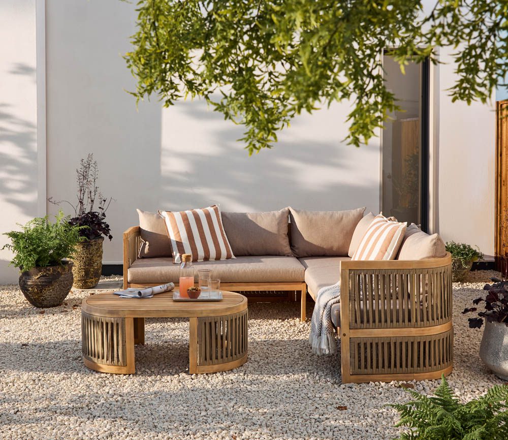 Mebeli Corner Garden Sofa Set 5056771098789
